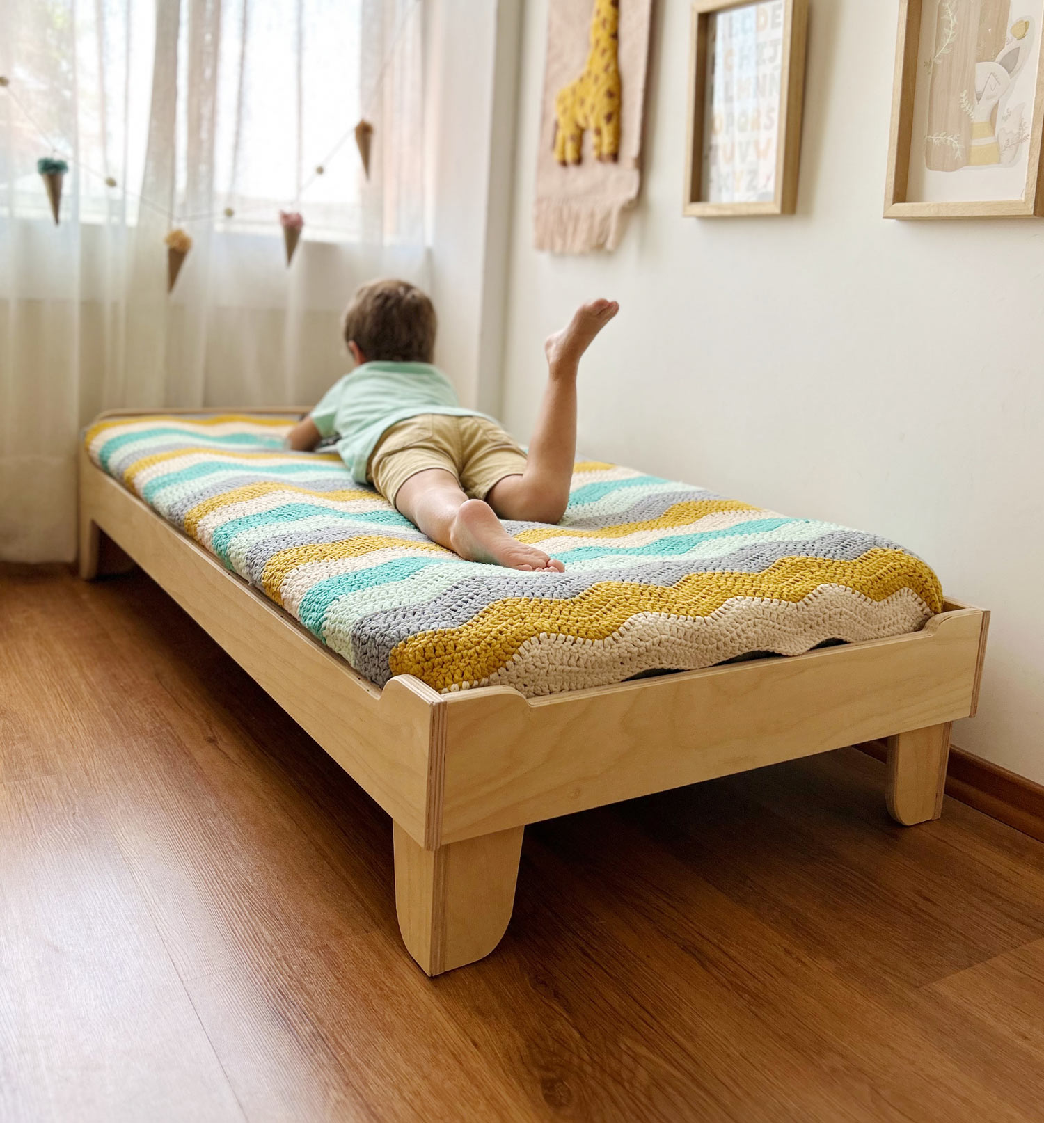 cama de transiscion reversible evolutiva Montessori - Irqichay